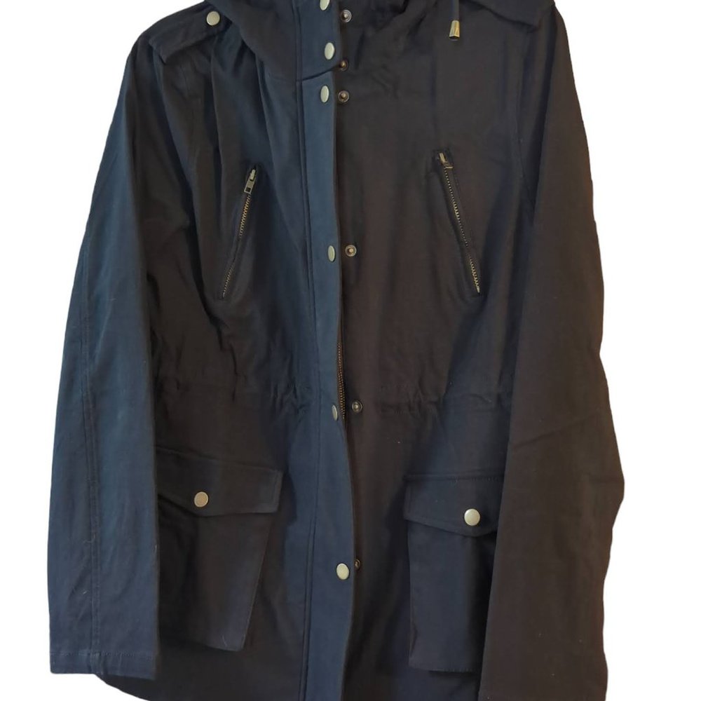 EDEN SOCIETY HOLLY CONTRAST HOOD CARGO JACKET